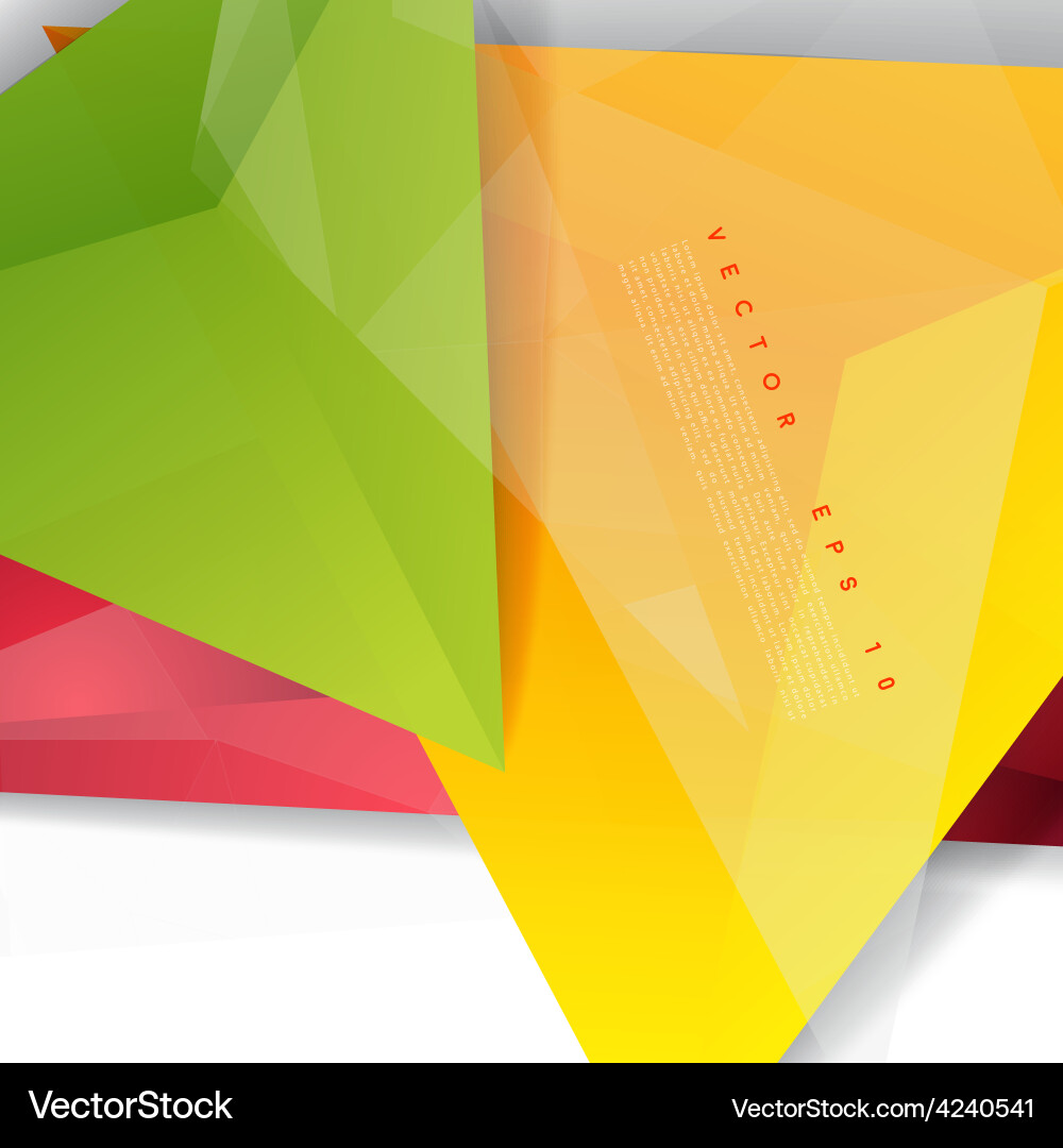 Background abstract polygon triangles Vector Image