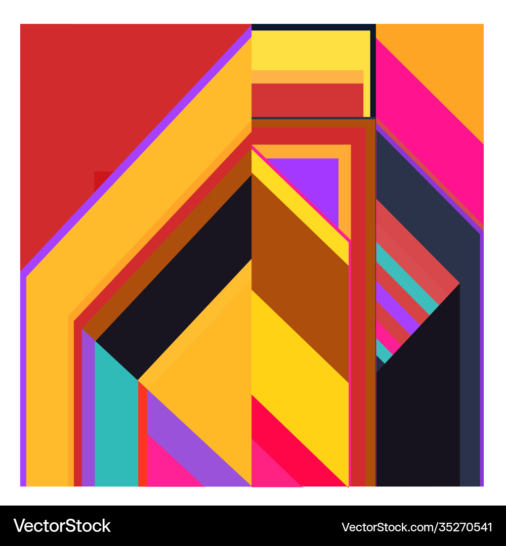 Colorful geometric and curve background pattern Colorful geometric and curve background pattern Vector Image