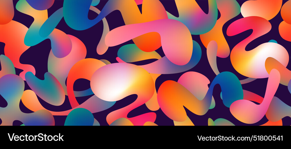 Printseamless pattern with colorful abstract forms Printseamless pattern with colorful abstract forms vector image