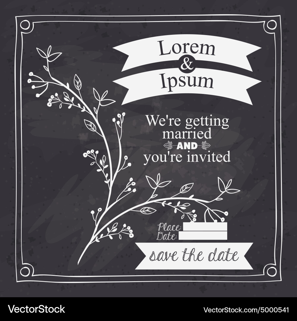 Rustic design Vector Image