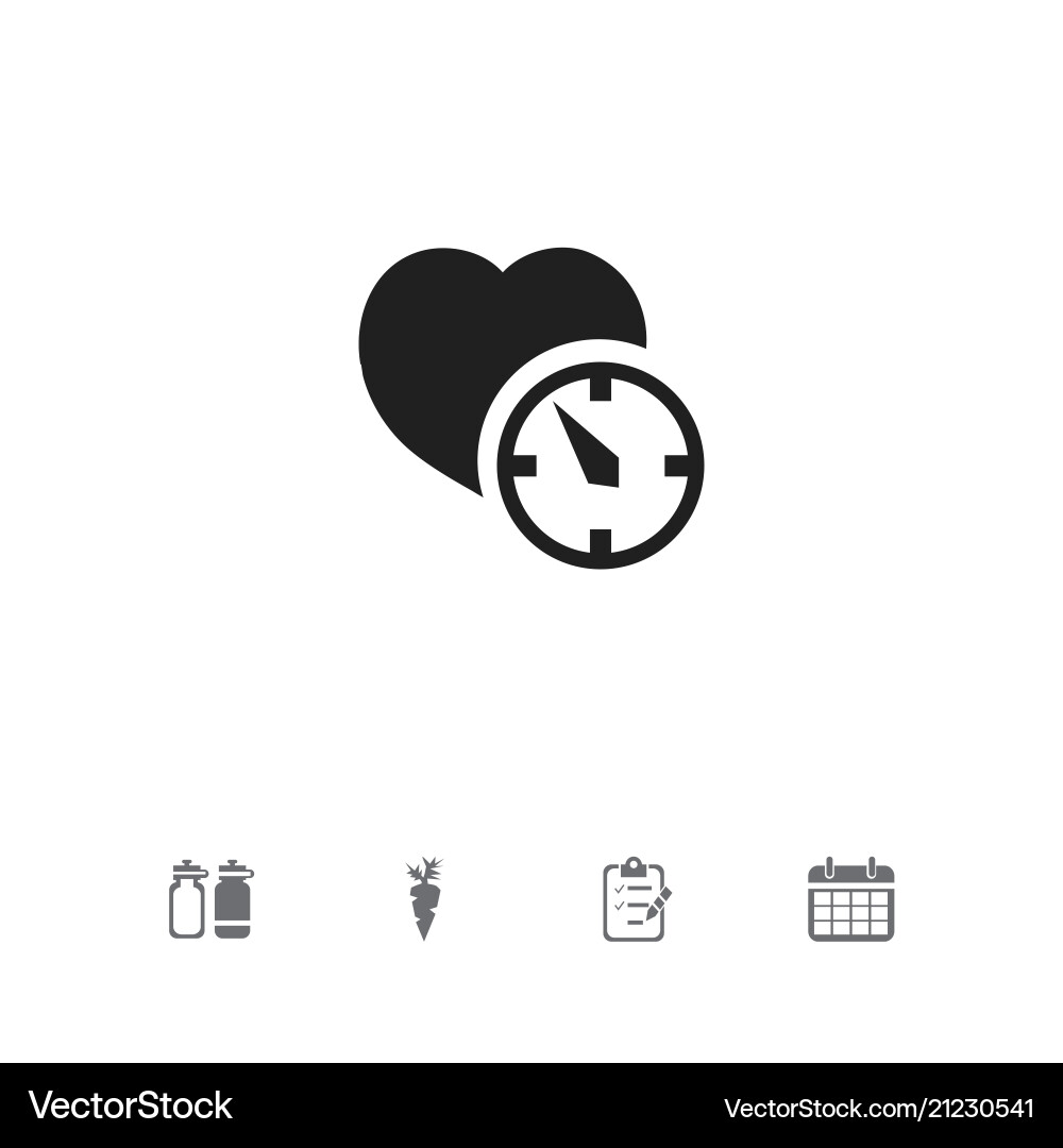 Set of 5 Editable Exercise Icons vector image