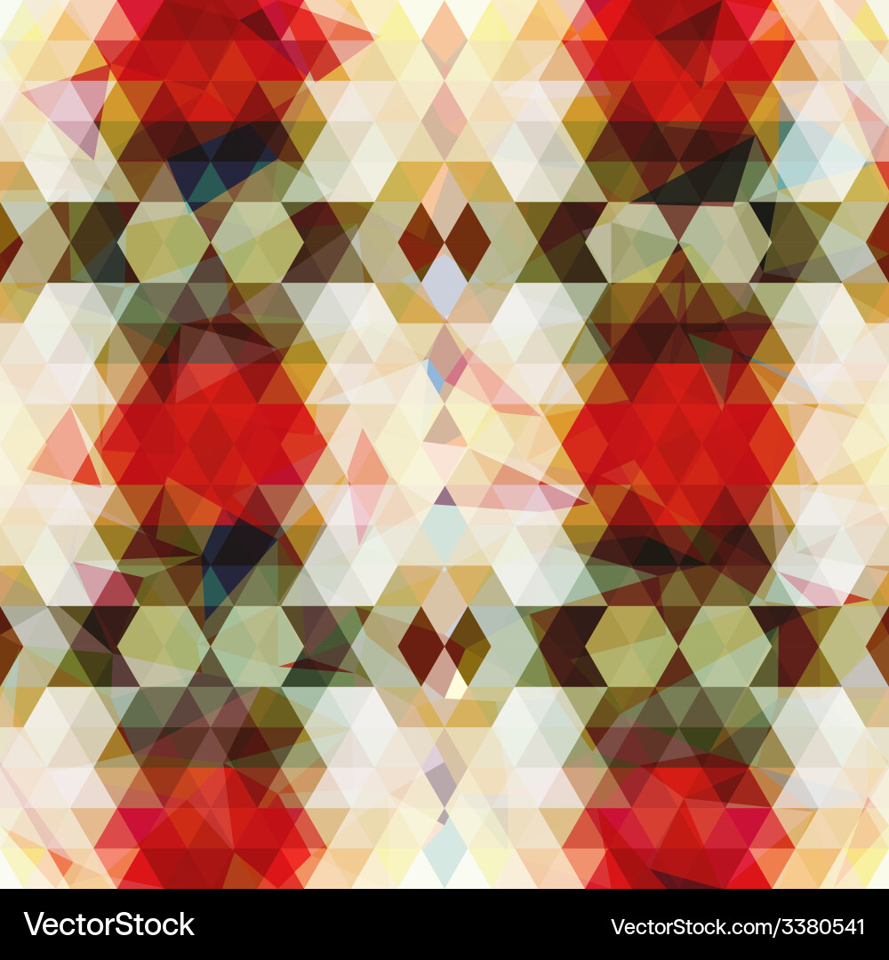 Triangular mosaic colorful background Vector Image