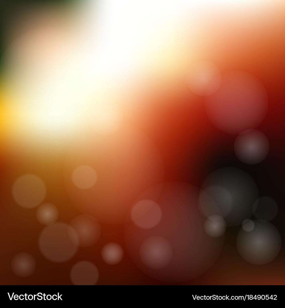 Blurred background with bokeh Vector Image