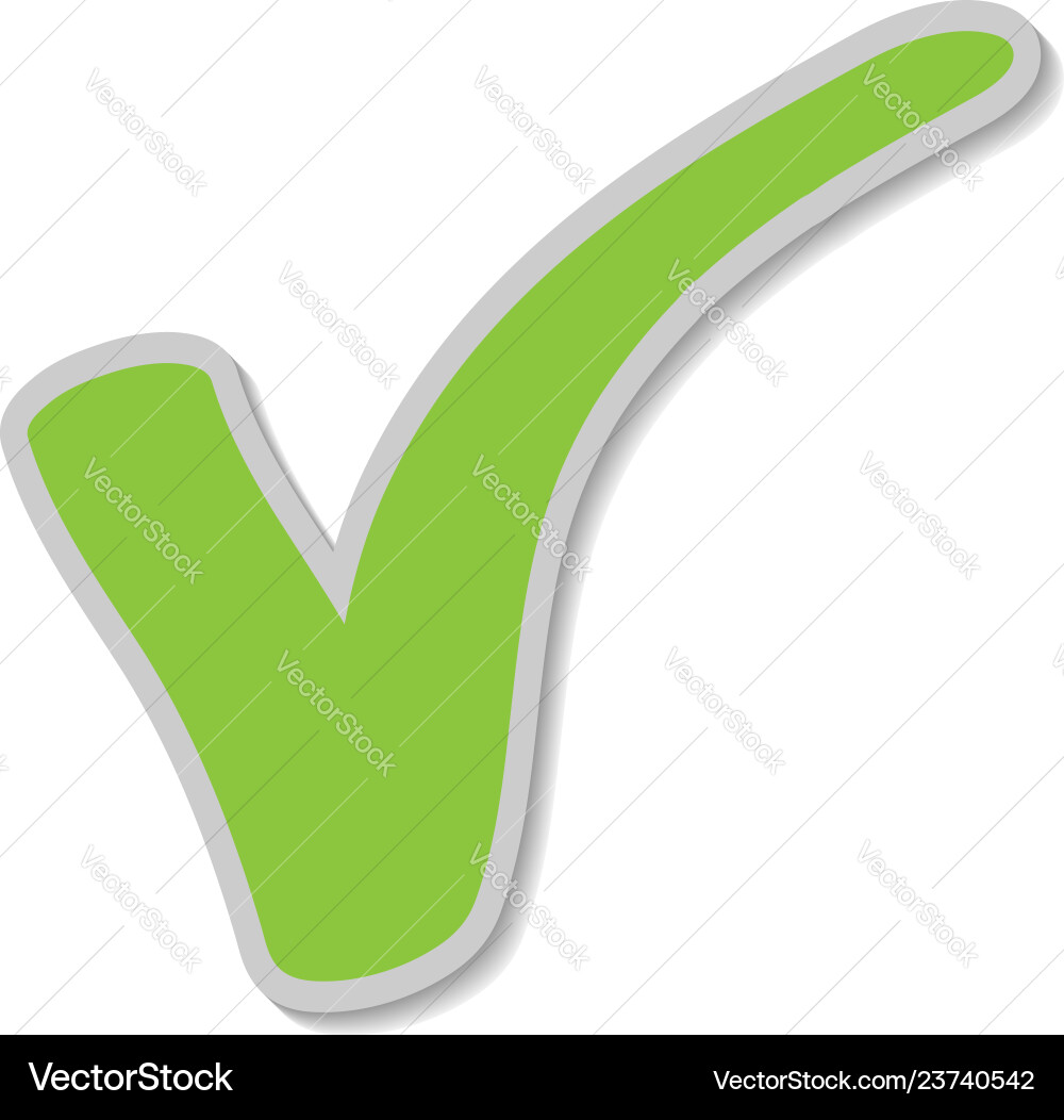 Button for yes ok apply approve actions vector image