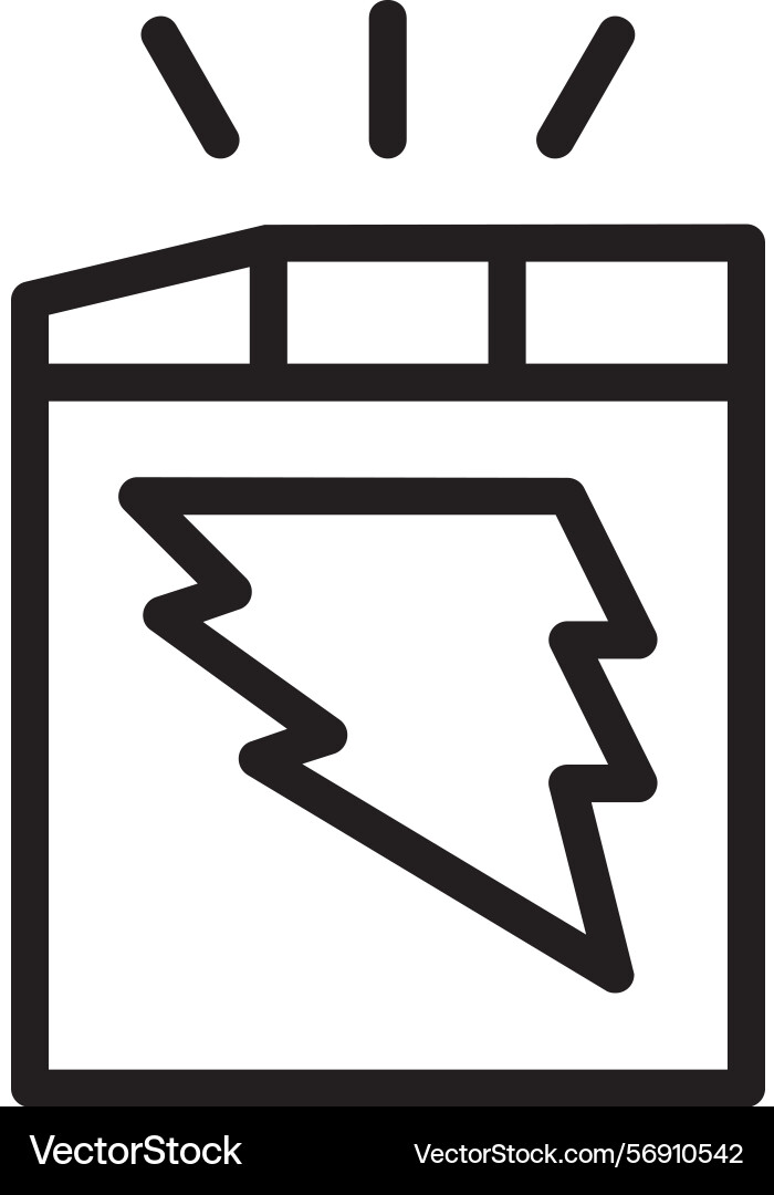 Shift stride linear style icon design vector image