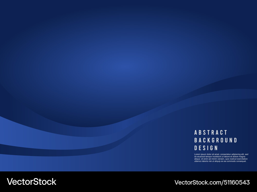 Abstract blue color background dynamic shapes vector image