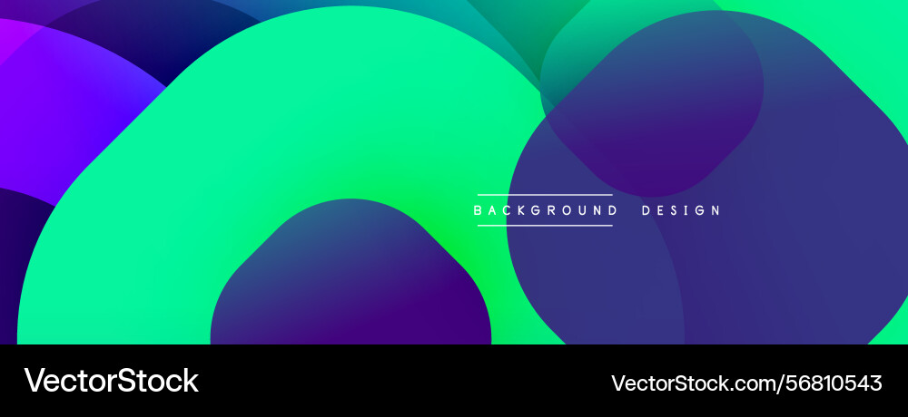 Abstract vibrant circles overlap creating dynamic Abstract vibrant circles overlap creating dynamic Vector Image