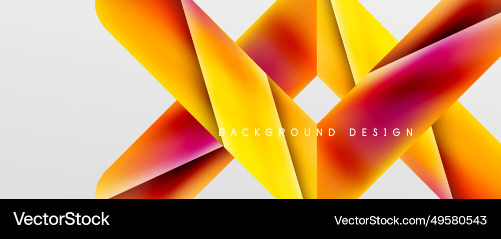 Triangle fluid color gradient abstract background Vector Image