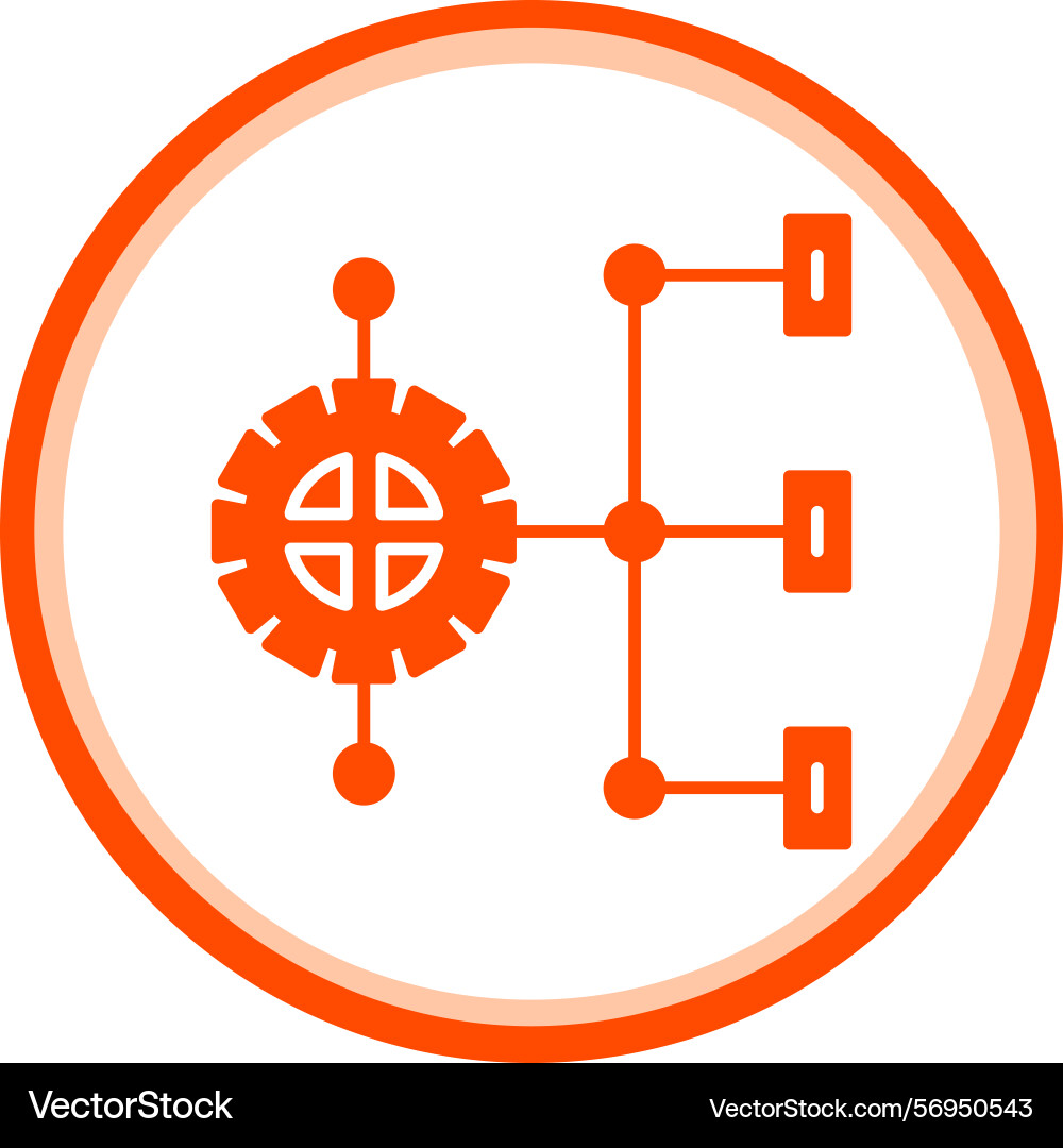 Workflow icon vector image