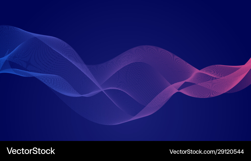 Abstract Wave Background vector image