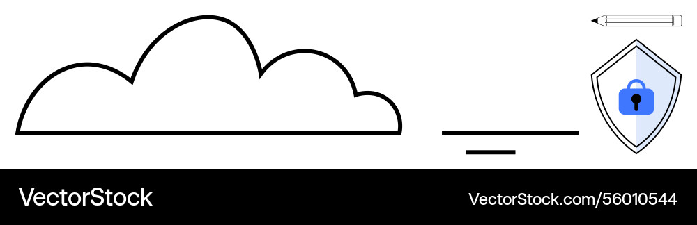 Cloud computing security with data protection Cloud computing security with data protection Vector Image