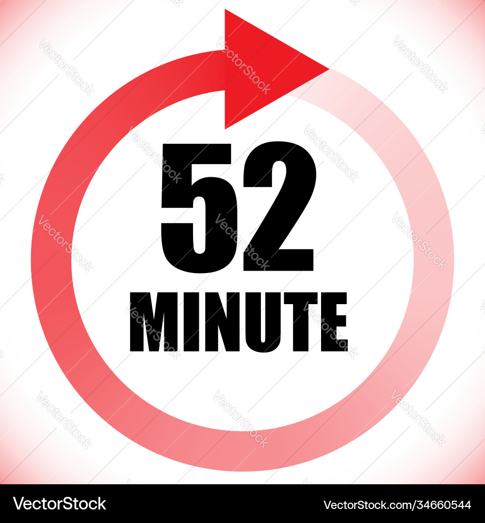 Numbers numerals dial time duration and schedule Vector Image