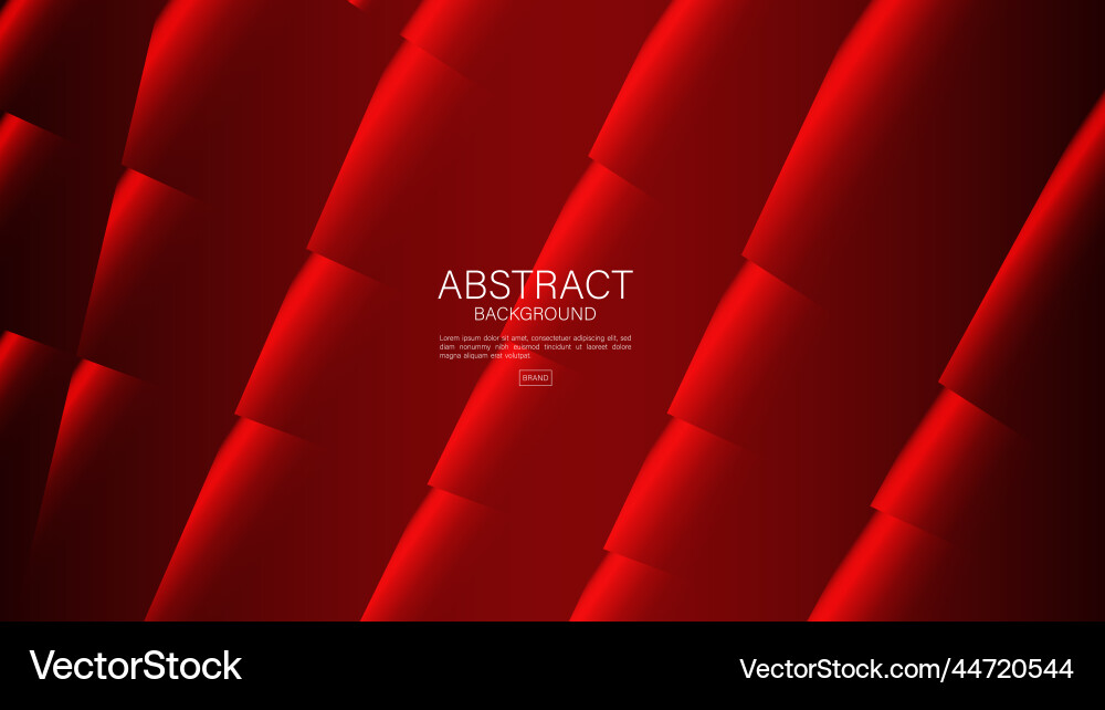 Red abstract background polygon Vector Image