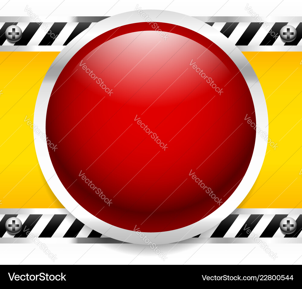 Red button Red button vector image
