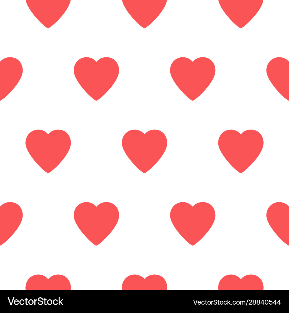 Red heart on white background useful how pattern Red heart on white background useful how pattern Vector Image