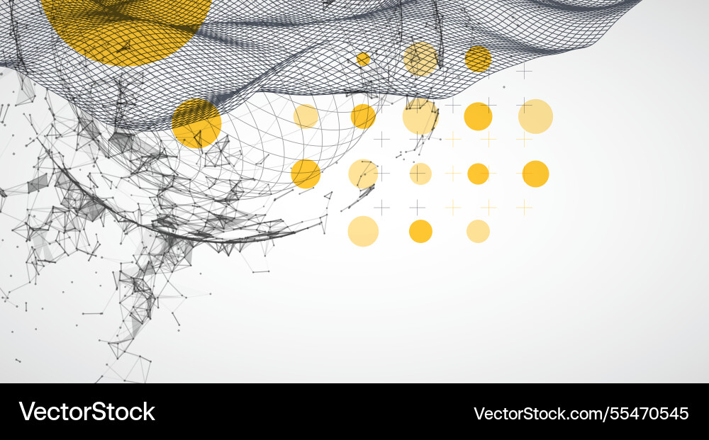 Abstract image of a wireframe sphere Abstract image of a wireframe sphere vector image