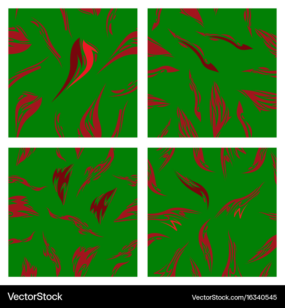 Assembly of patterns in bright style Vector Image