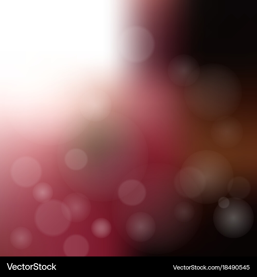 Blurred background with bokeh Vector Image