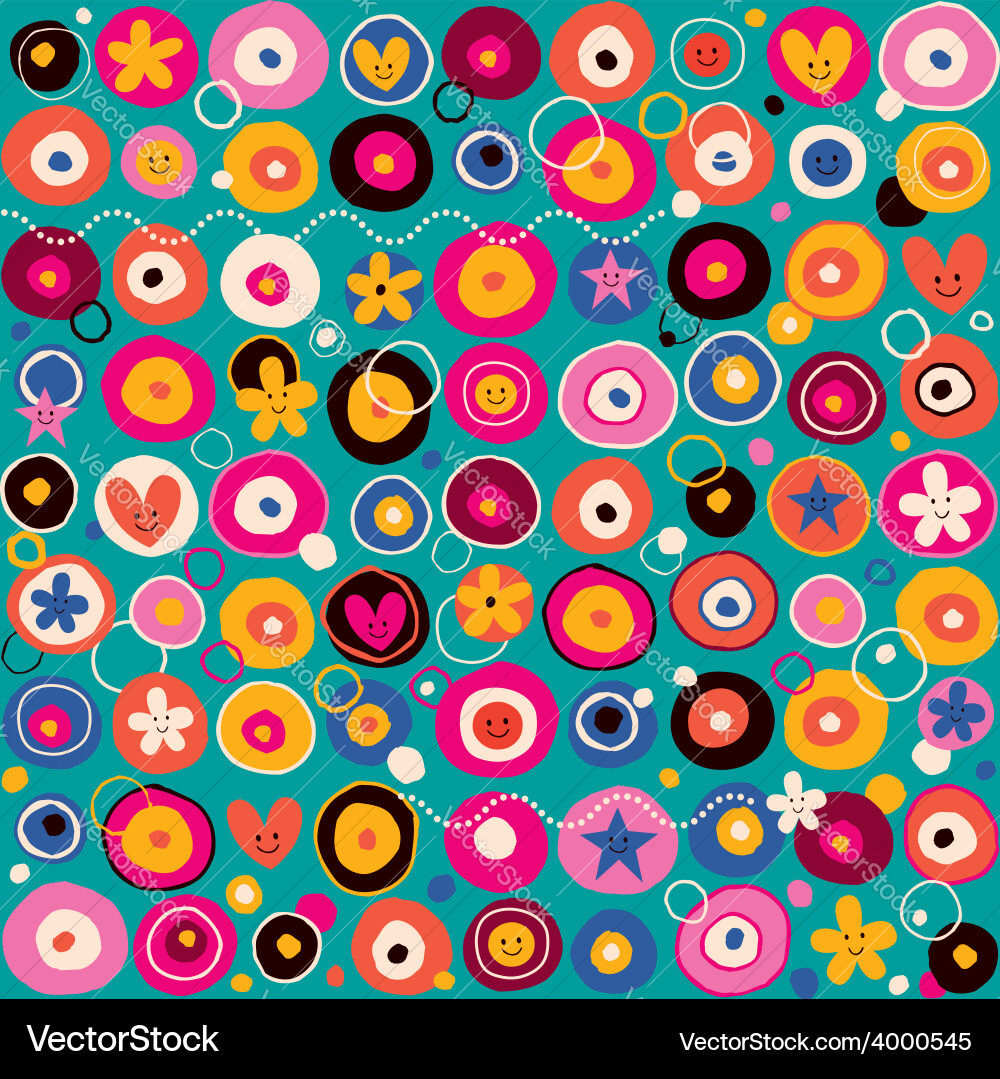 Fun pattern 3 Vector Image