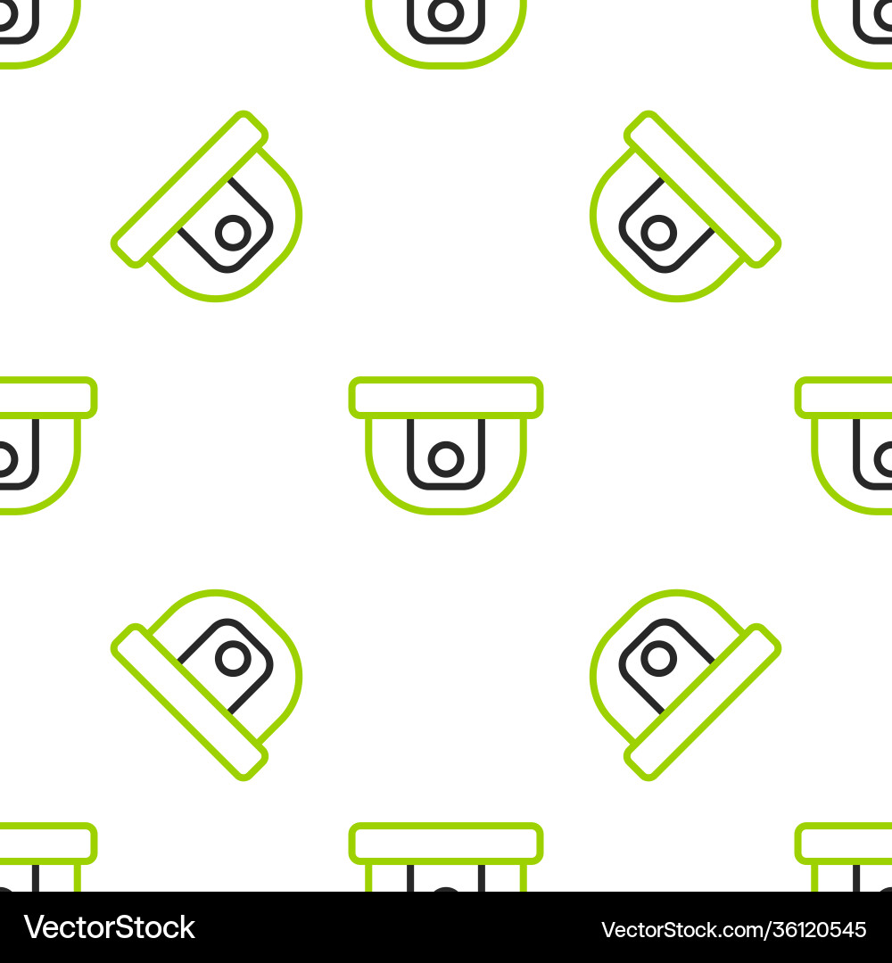 Line motion sensor icon isolated seamless pattern Vector Image