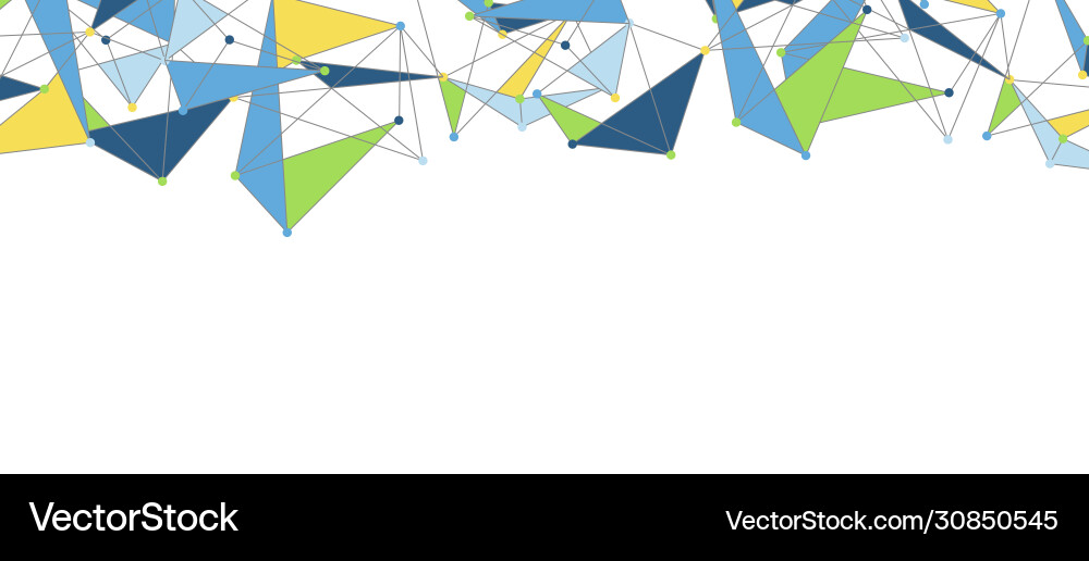 Line points connections triangular technology Line points connections triangular technology Vector Image