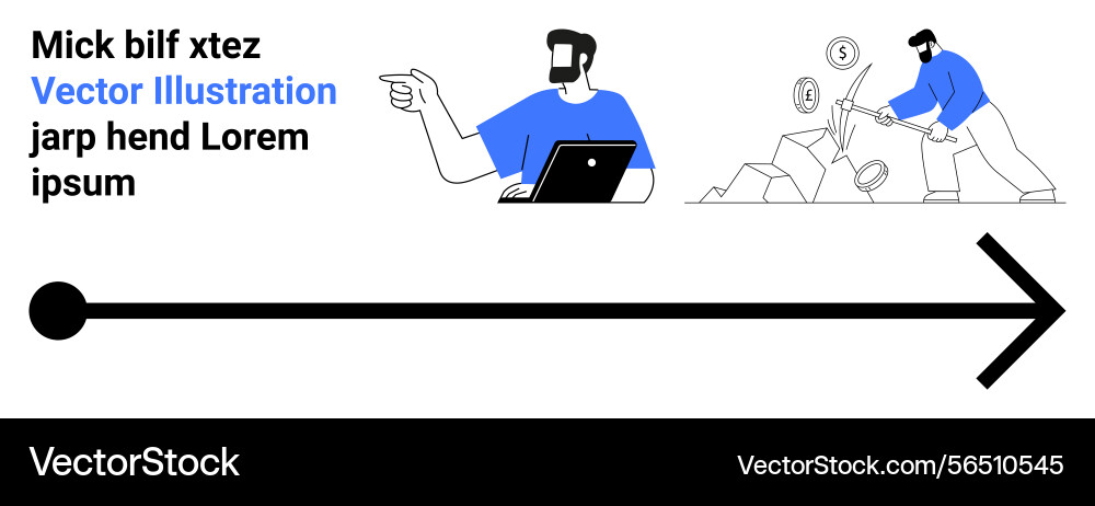 Professional workflow with team collaboration Professional workflow with team collaboration Vector Image
