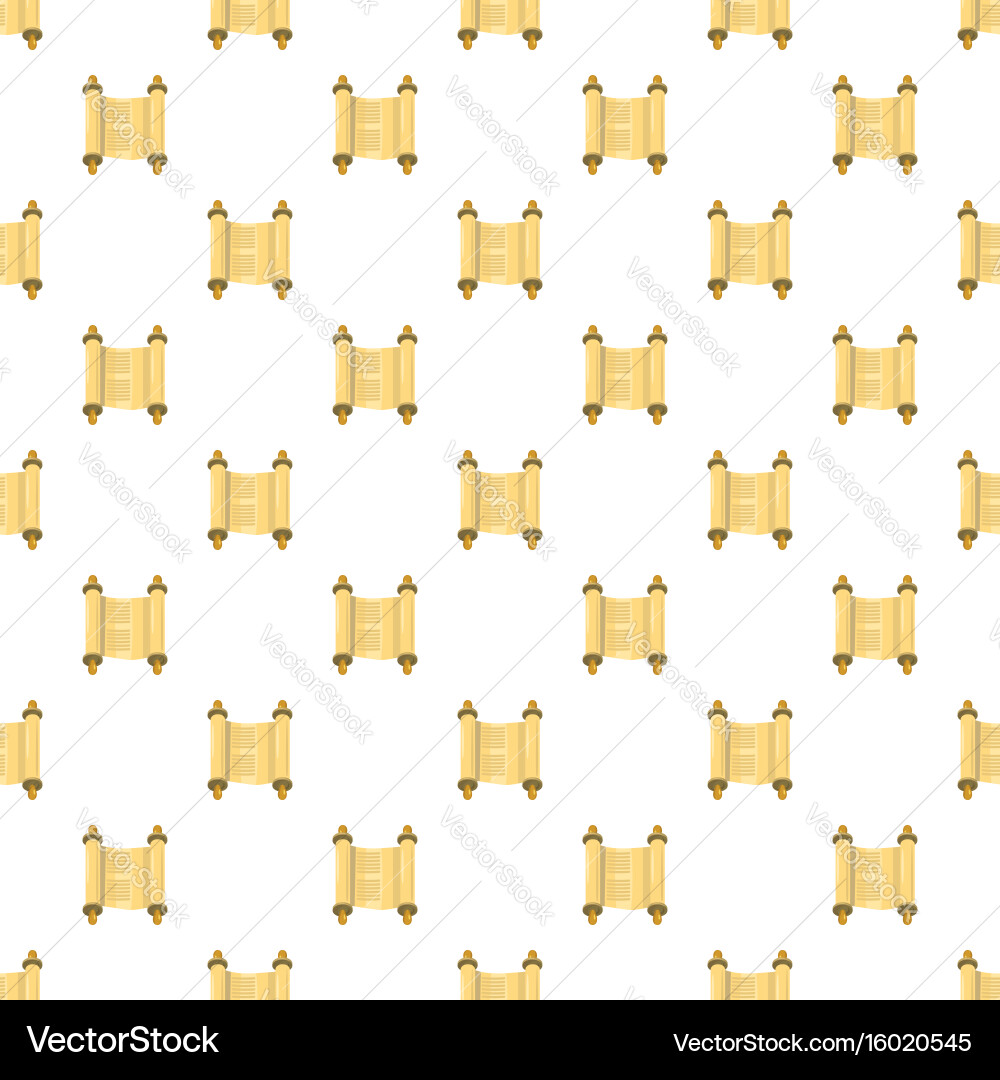 Torah scroll pattern vector image