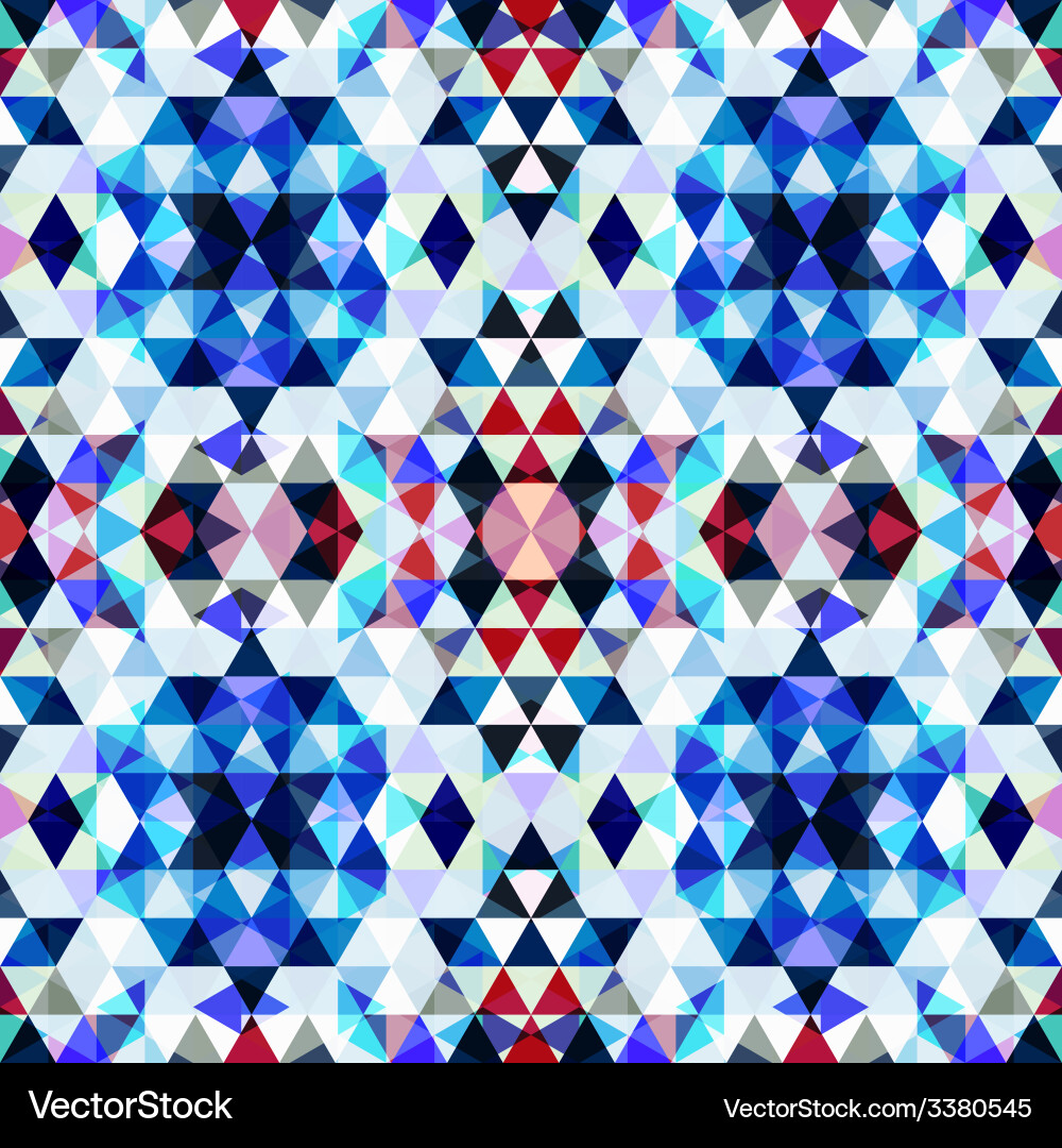 Triangular mosaic colorful background Vector Image