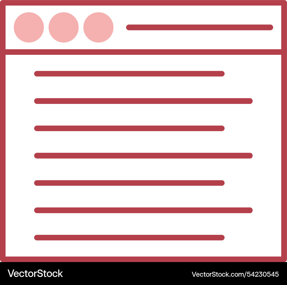 Web line fill icon vector image