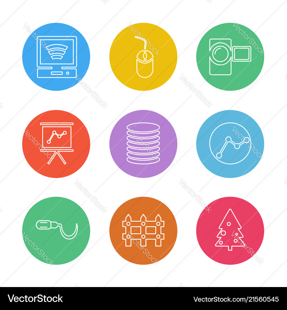 Wifi internet connectivity pie chart network Vector Image