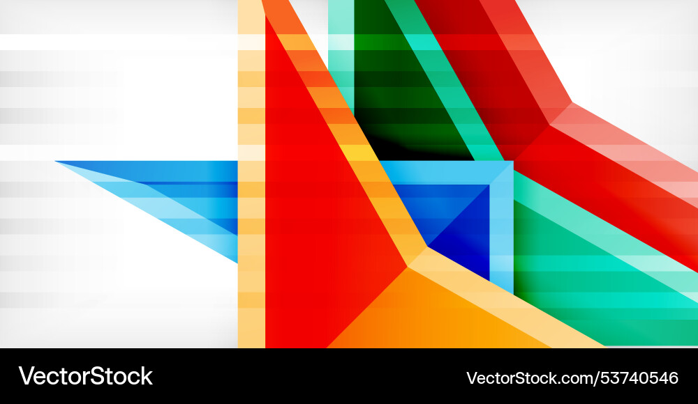 Abstract background color triangles and arrows Abstract background color triangles and arrows Vector Image