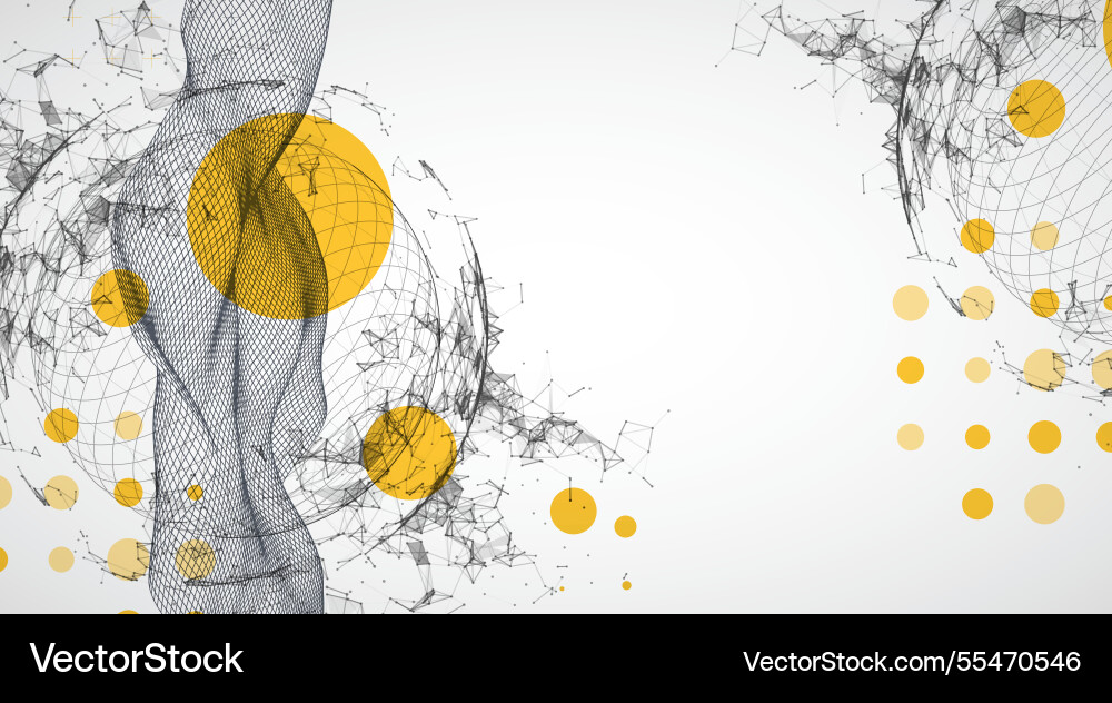 Abstract image of a wireframe sphere Abstract image of a wireframe sphere vector image