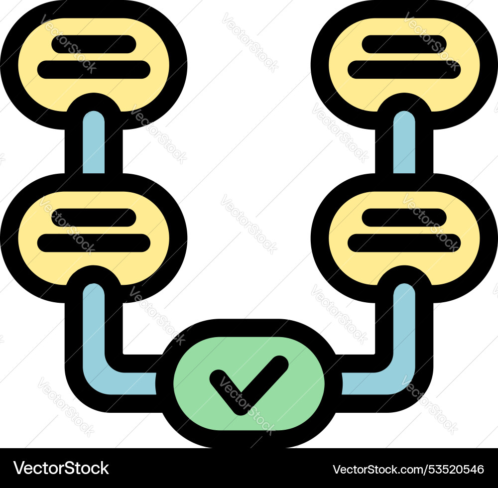 Algorithm Flussdiagramm mit Datenblöcken kombinieren Algorithm Flussdiagramm mit Datenblöcken kombinieren vektorbild