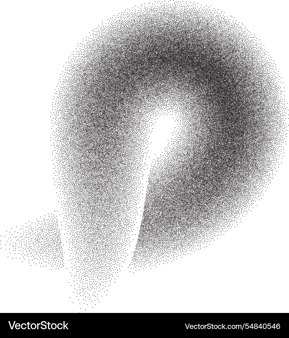 Dense Dot Circular Pattern vector image