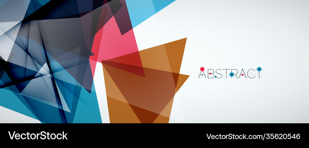 Geometric abstract background color triangle Geometric abstract background color triangle Vector Image