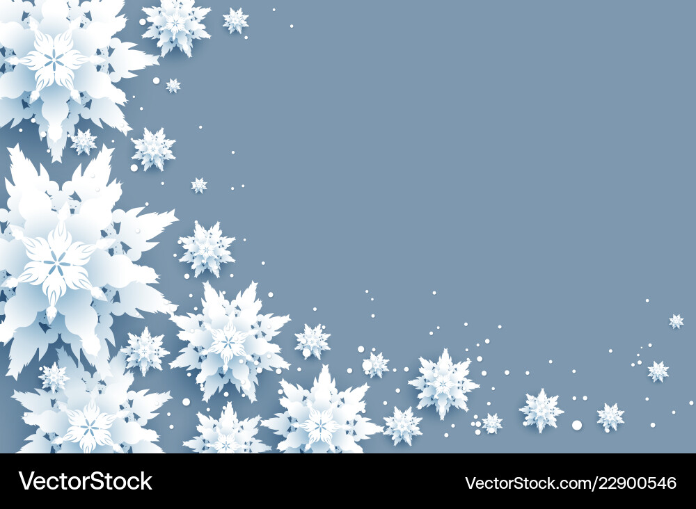 Gray winter sky Royalty Free Vector Image - VectorStock