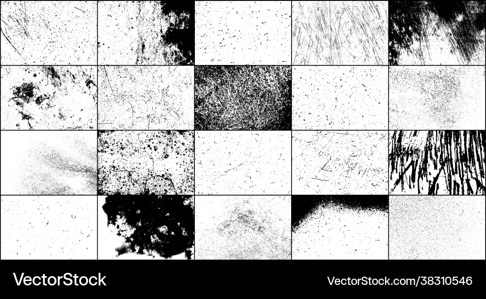 Grunge Textures & Effects vector image