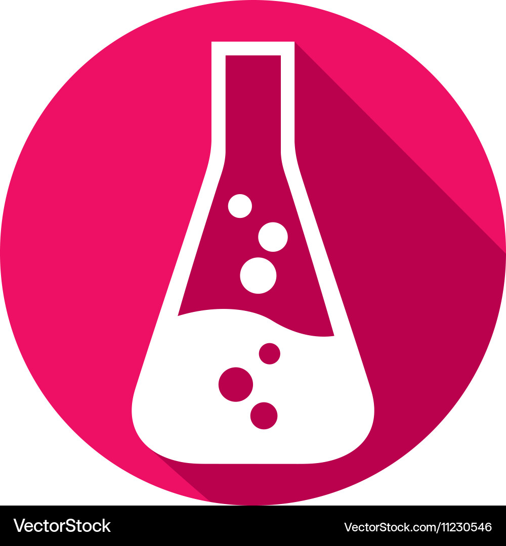 Laboratory Flask Icon vector image
