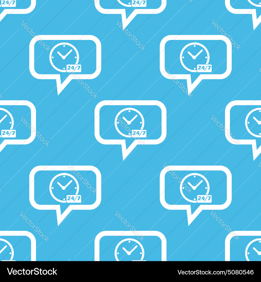 Overnight daily message pattern Vector Image