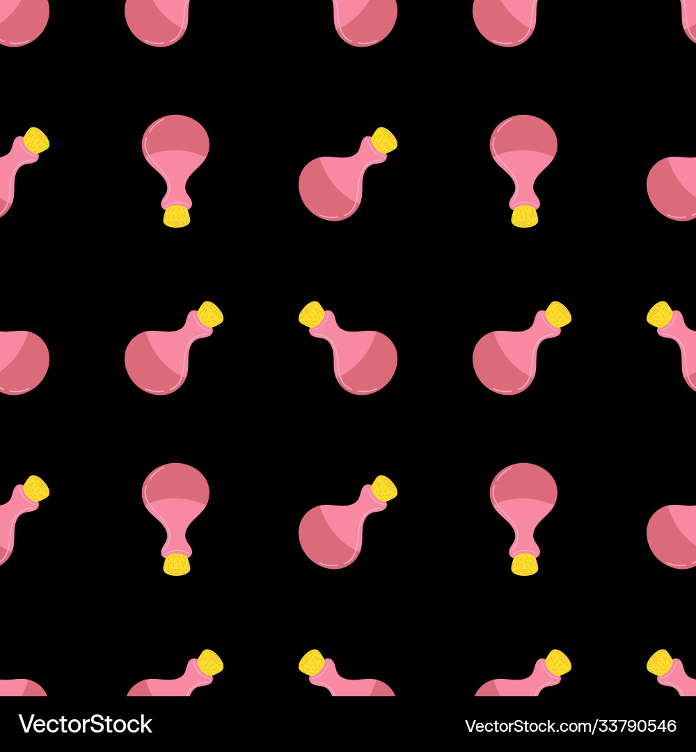 Seamless pattern with elixirmagic potion Seamless pattern with elixirmagic potion vector image