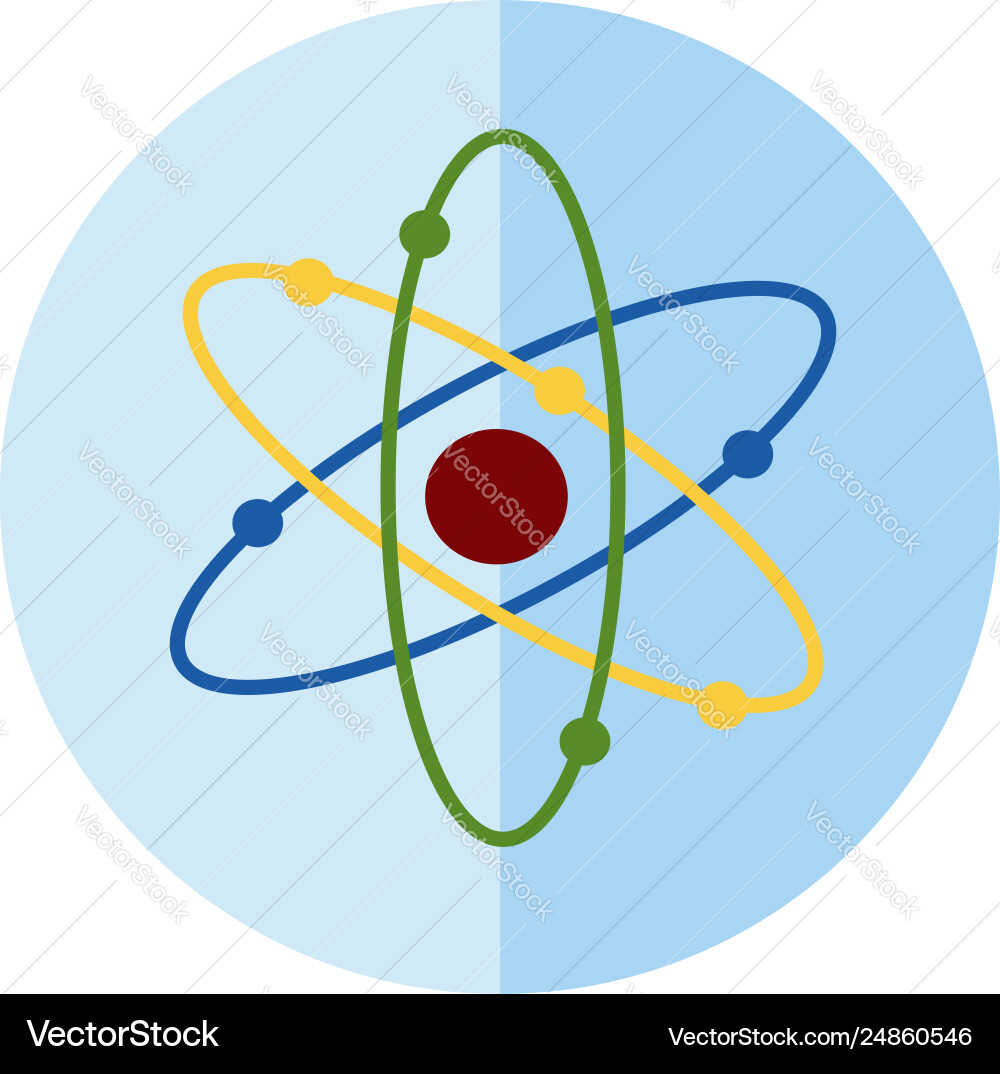 Structure atom or smallest unit vector image