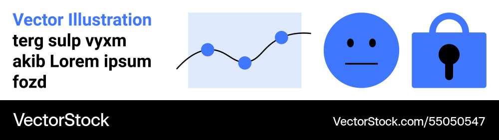 Data analysis chart with neutral expression Data analysis chart with neutral expression vector image