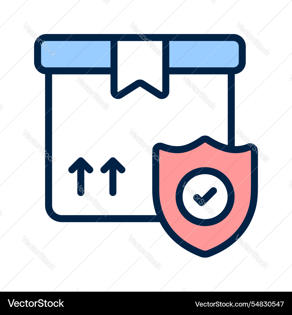 Secure package vector image