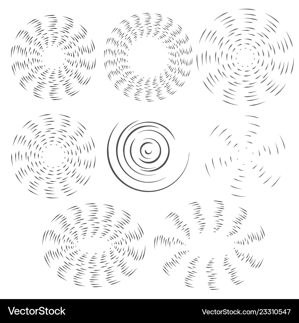 White effect of the rotating fan propeller White effect of the rotating fan propeller vector image