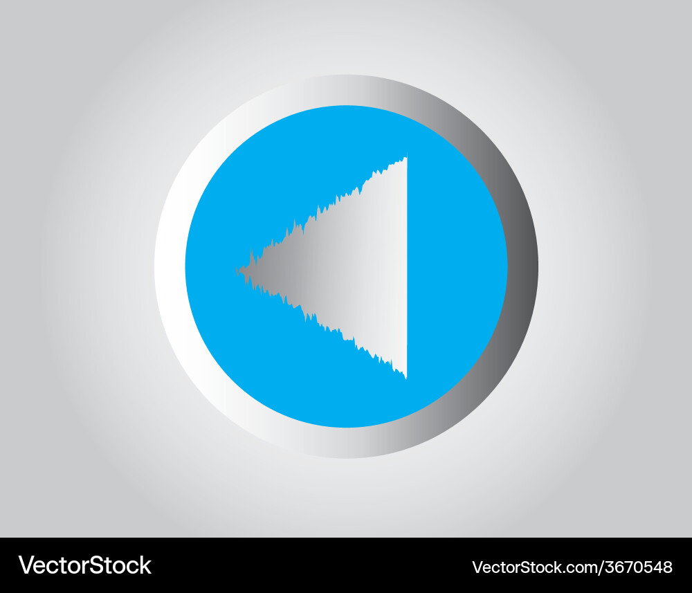 Back button Vector Image