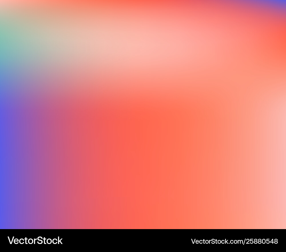Gradient mesh painted in different colors vector image