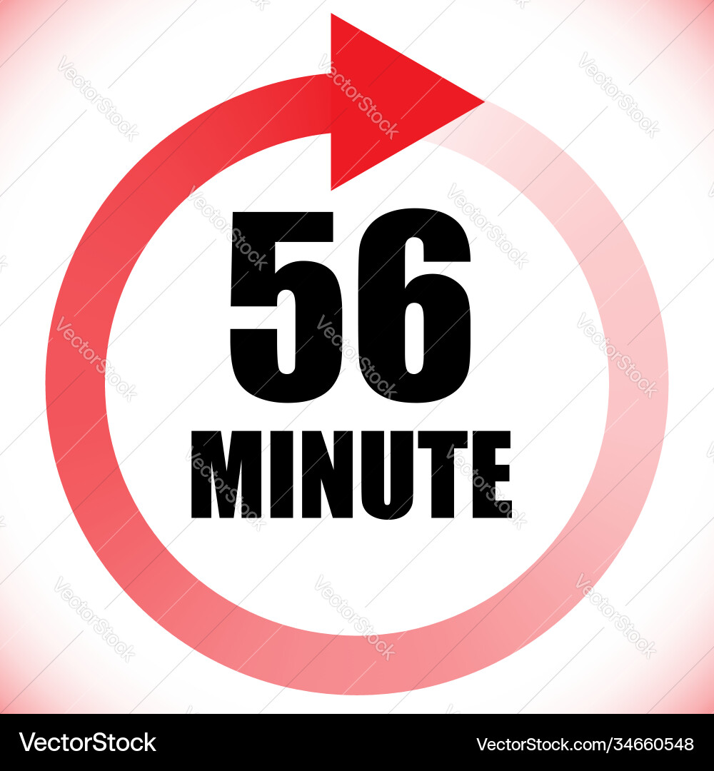 Numbers numerals dial time duration and schedule Vector Image