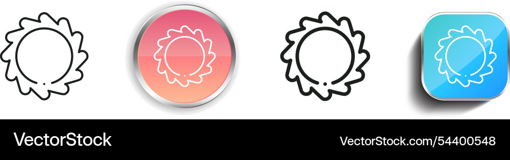 Rahmen-Icon dünne lineare regelmäßige und Schaltfläche Stil Rahmen-Icon dünne lineare regelmäßige und Schaltfläche Stil vektorbild