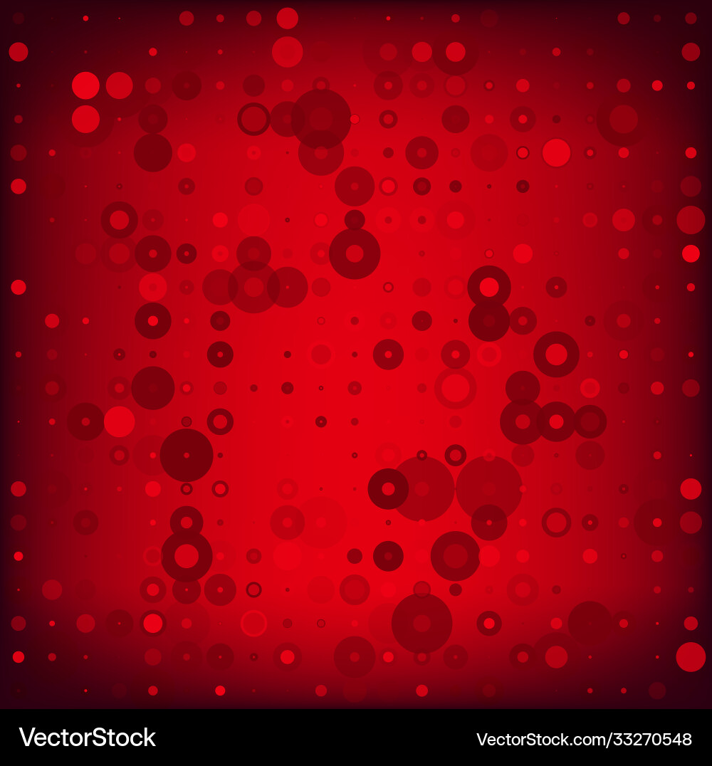 Red geometric abstract background designed text vector image