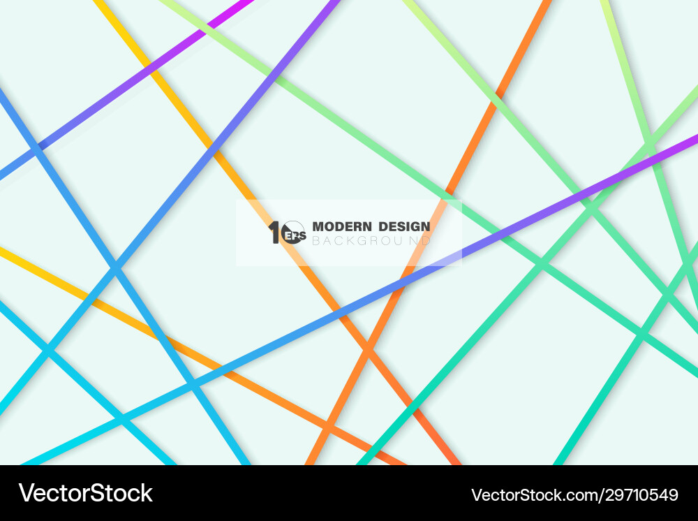 Abstract gradient color line tech pattern Abstract gradient color line tech pattern vector image